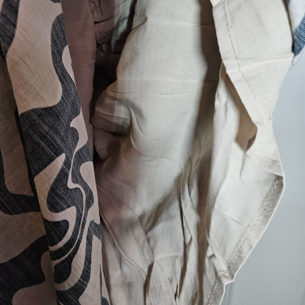 NWOT By Together Anthropologie Maxi Dress Small Abstract Print‎ Black Beige - Picture 10 of 14